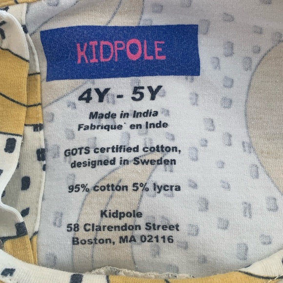 VGUC Kidpole banana dress size 4-5Y - Picture 4 of 6